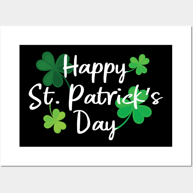 Happy St. Patrick's Day Wall Art by Miranda Nelson